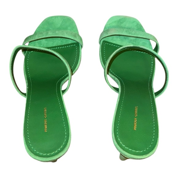 NWT Mansur Gavriel Fino Sandal in Green Size 39 - Picture 3 of 4